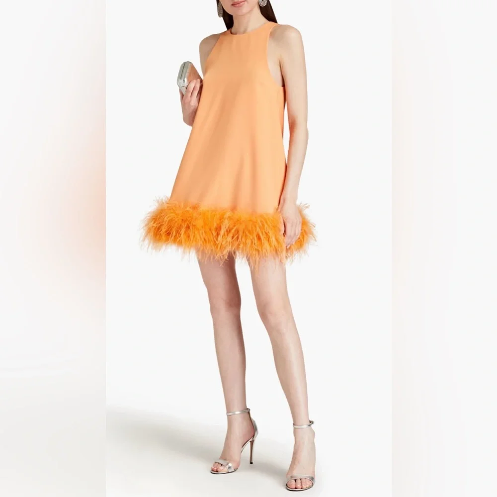 a line white short dress The Structured A-Line Mini Dress S main image 1